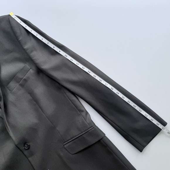 Kenneth Cole New York Two Button Micro-Houndstooth Check 44L Sportcoat - Picture 10 of 16